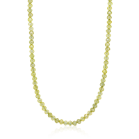 Crystal & Silver Halskette Zirkonia-Pearl in versch. Farben